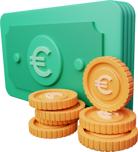 Euro Money 3d Icon